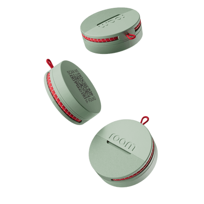 Roam tracker green, vibrant and reliable for bags or pets